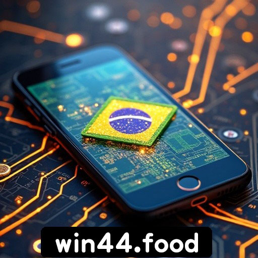 Home screen do app win44 no smartphone